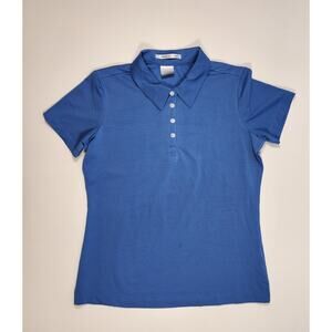 Nike Golf Women’s Blue Dri-Fit Polo Shirt Size M Short Sleeve